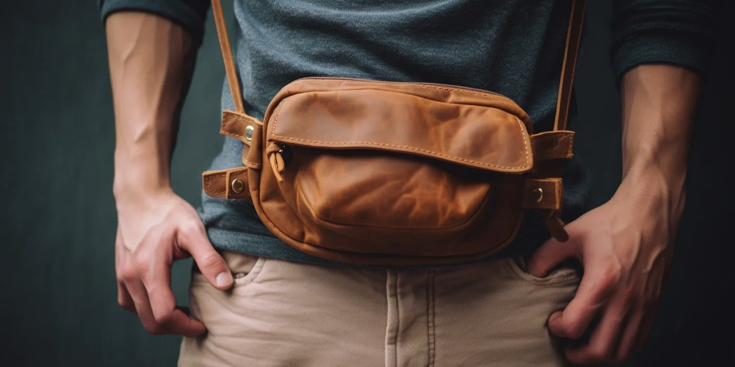 Saszetka męska na biodra