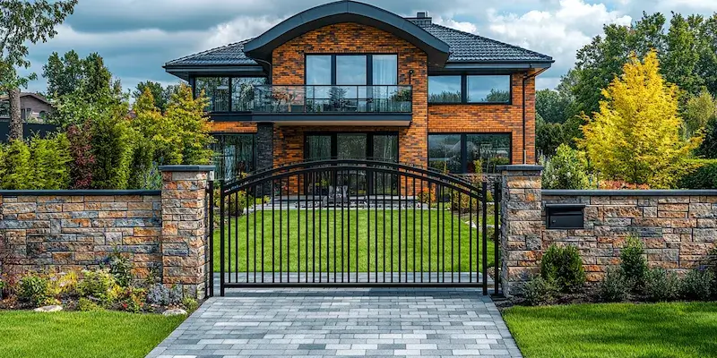 metalowe ogrodzenie z Polski