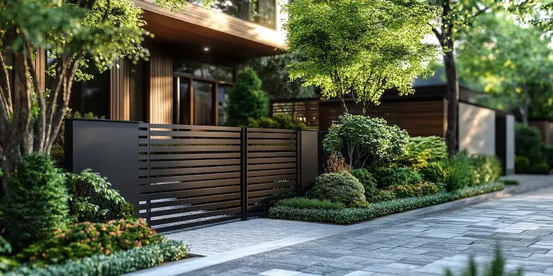 Moderne Zäune Polen