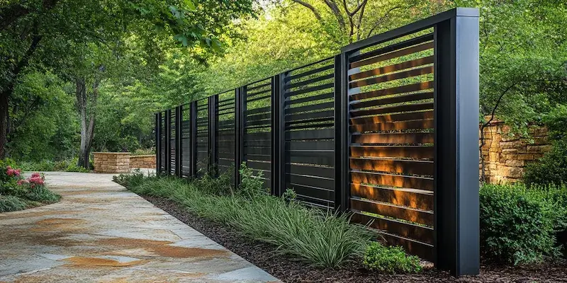 stalowe ogrodzenie z Polski