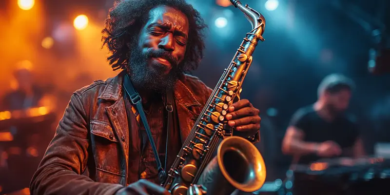 Jak się bawią ludzie saksofon?