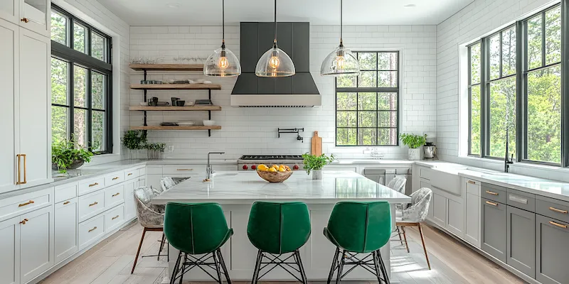 Czerwone meble kuchenne jakie ściany?