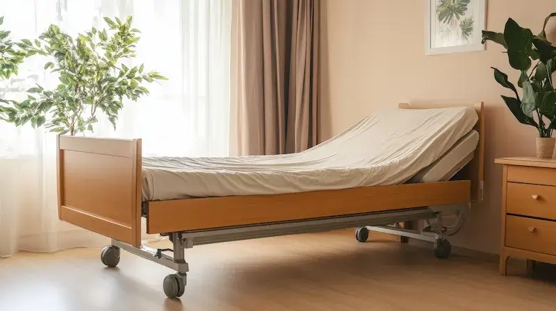 Łóżka rehabilitacyjne drewniane